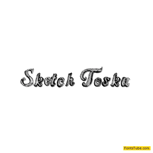Sketch Toska Font