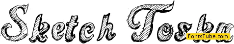 Sketch Toska Font
