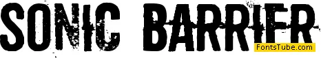 Sonic Barrier Font