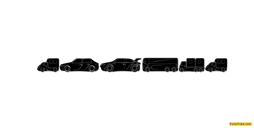 Vehicles Font