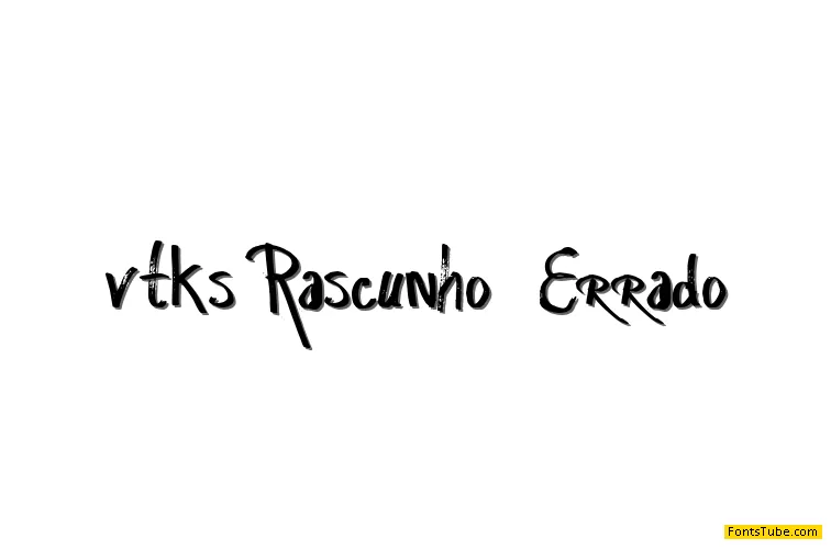 vtks Rascunho Errado Font