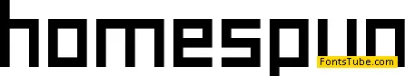 Homespun TT BRK Font