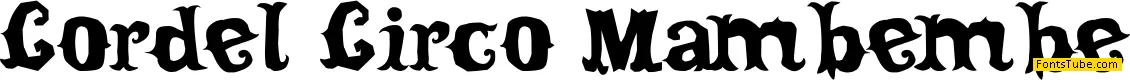 Cordel Circo Mambembe Font Family