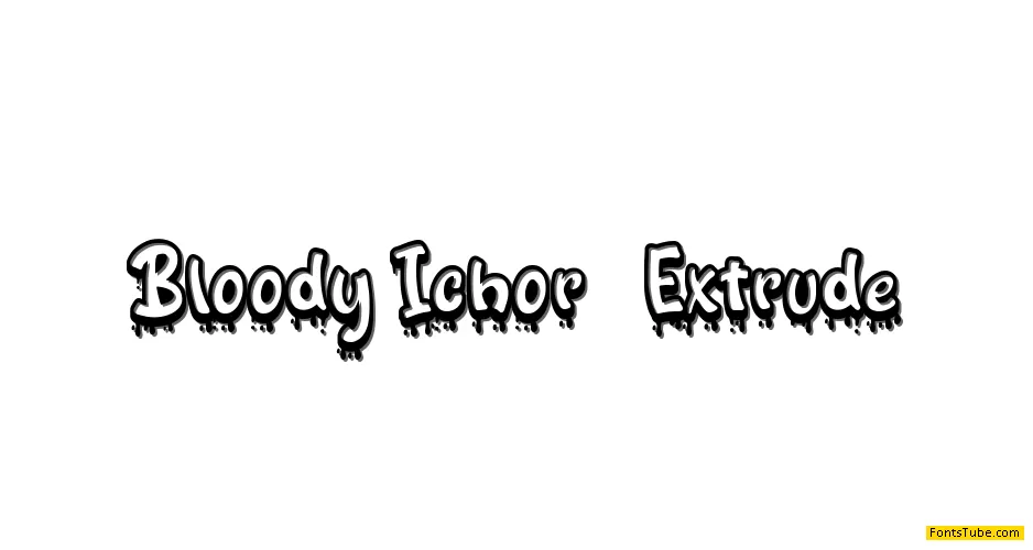 Bloody Ichor Font