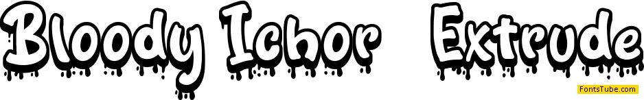 Bloody Ichor Font