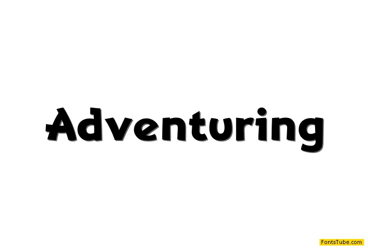 Adventuring Font