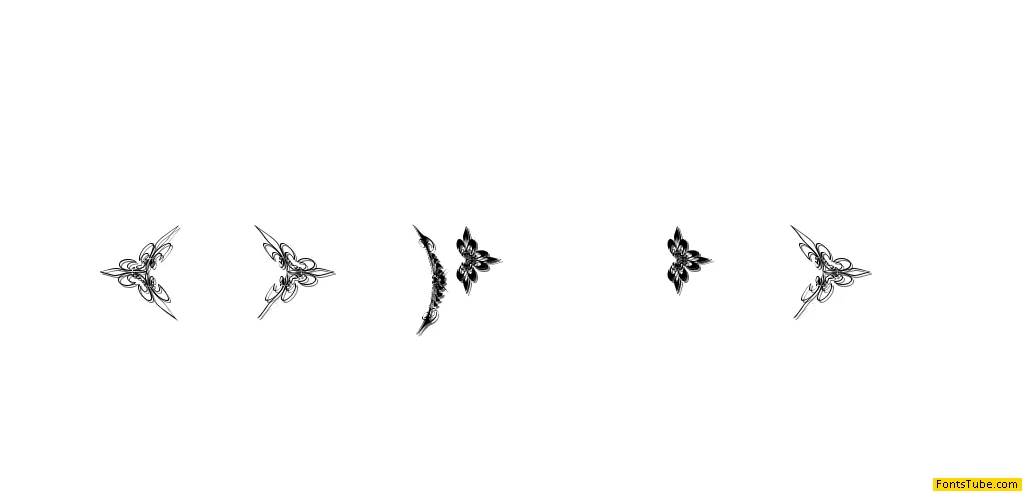 Eutemia Ornaments Font