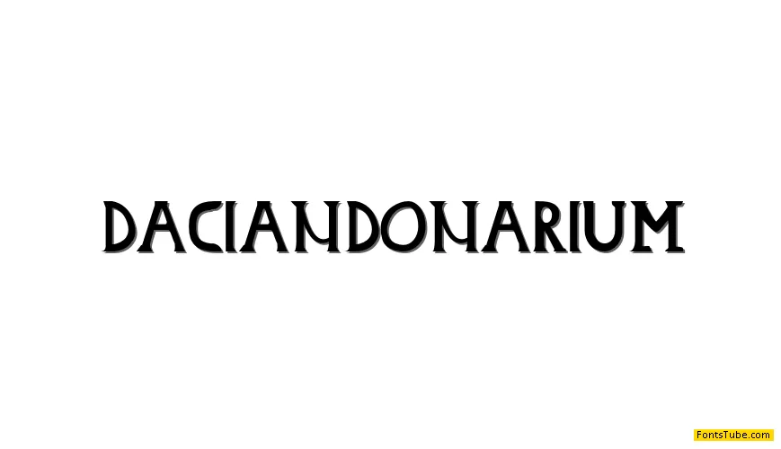 Dacian Donarium Font