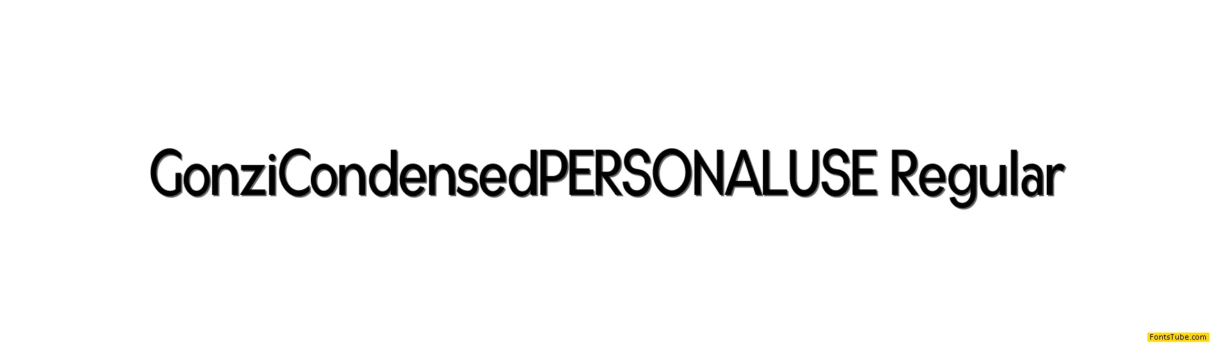 Gonzi Condensed