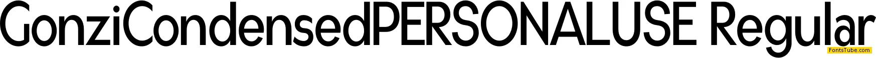 Gonzi Condensed