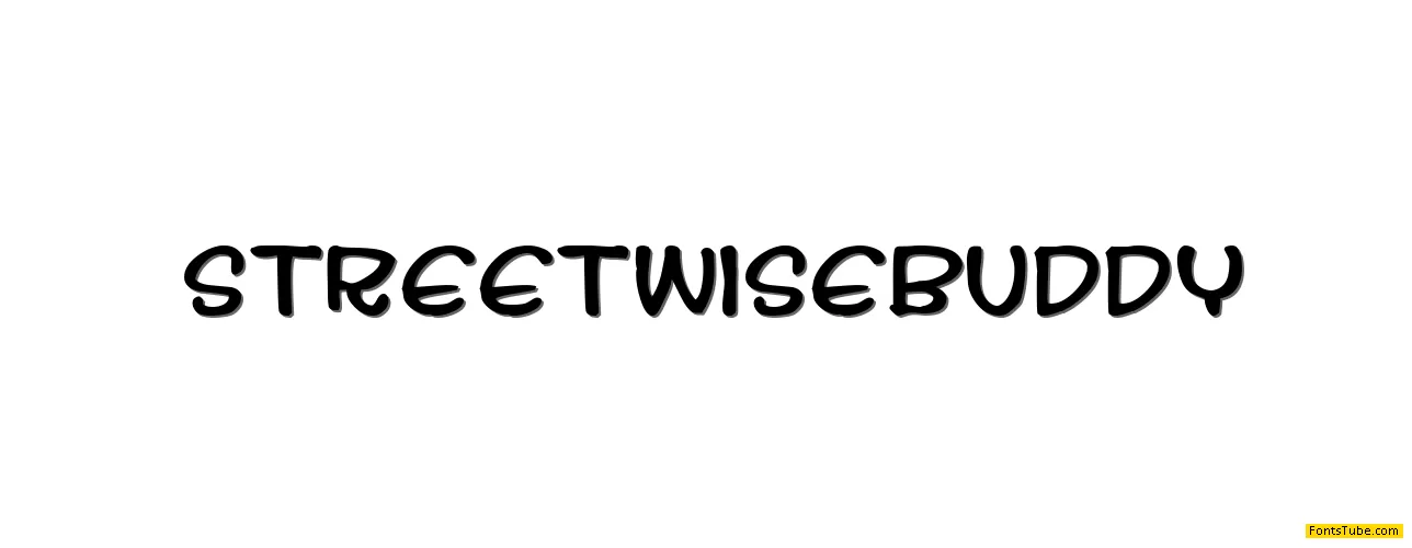 Streetwise buddy Font