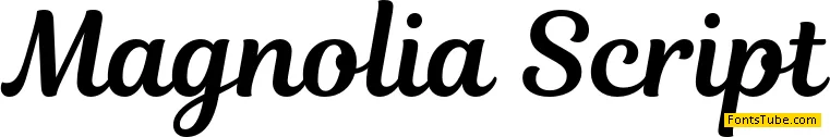 Magnolia Script Font