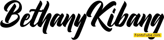 Bethany Kibang Font