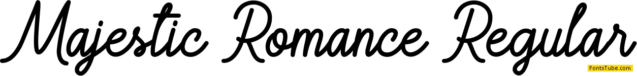Majestic Romance Font