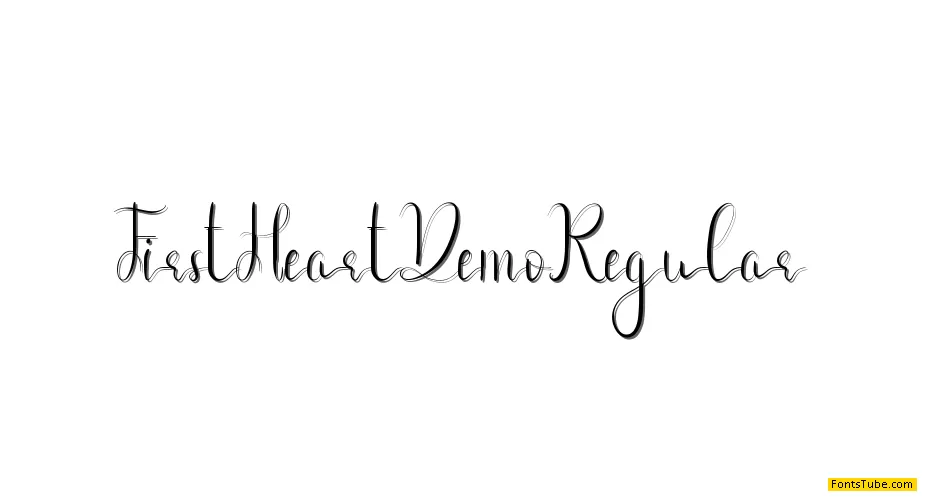 First Heart Demo Font