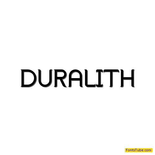 Duralith Font
