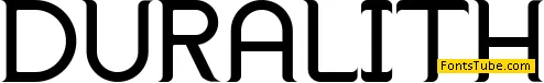 Duralith Font