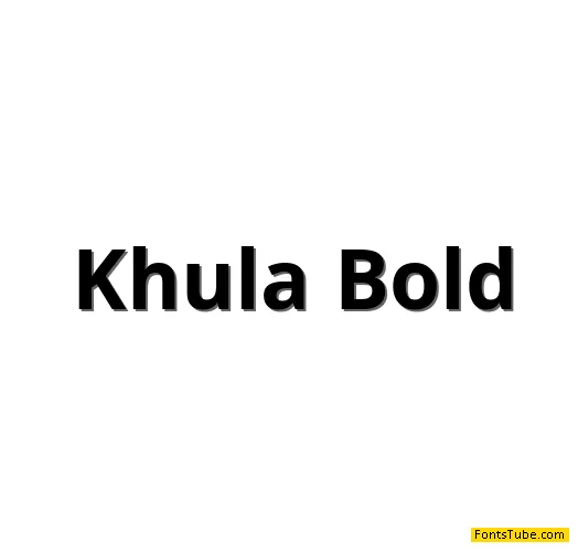 Khula Font Family