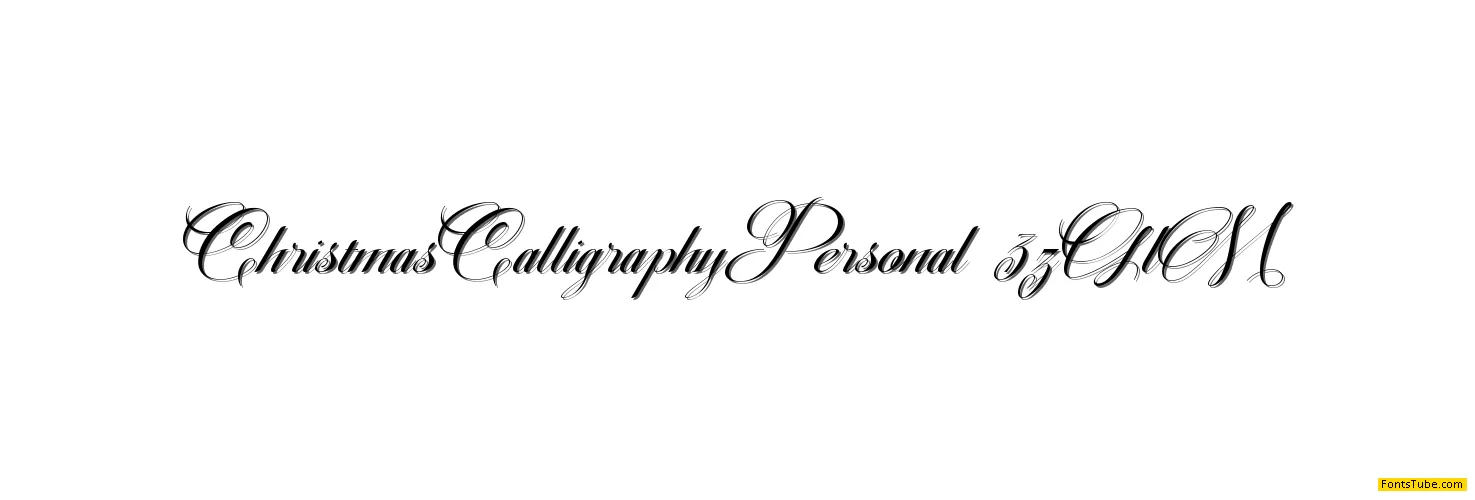Christmas Calligraphy