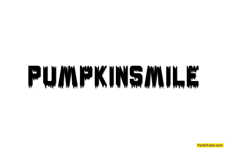 Pumpkin Smile - Personal Use Font