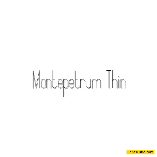 Montepetrum Font Family