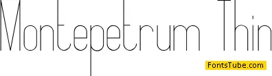 Montepetrum Font Family