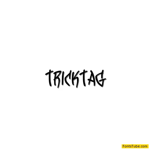 Trick Tag Font