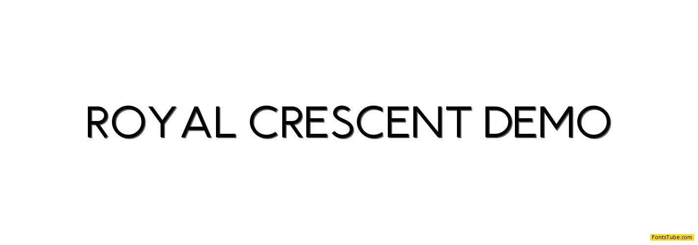 Royal Crescent Font