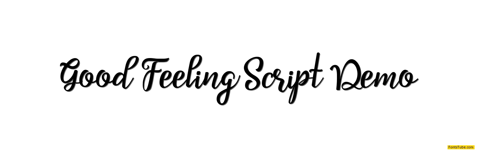 Good Feeling Script Font