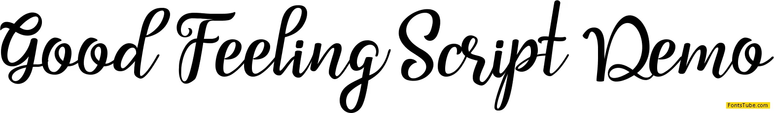 Good Feeling Script Font
