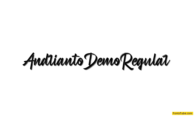 Andrianto Demo Font
