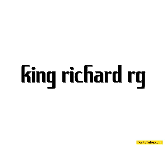 King Richard Font Family