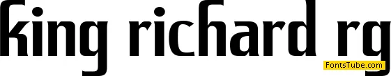 King Richard Font Family
