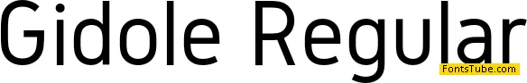 Gidole Font