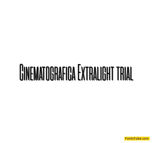 Cinematografica Font Family