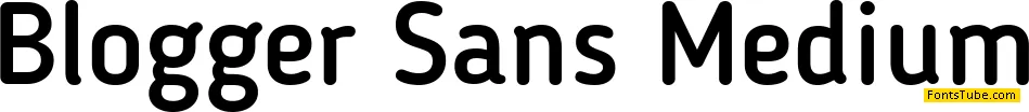 Blogger Sans Font Family