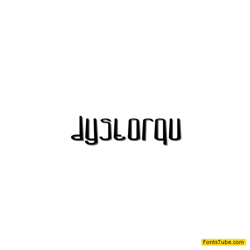 Dystorque BRK Font