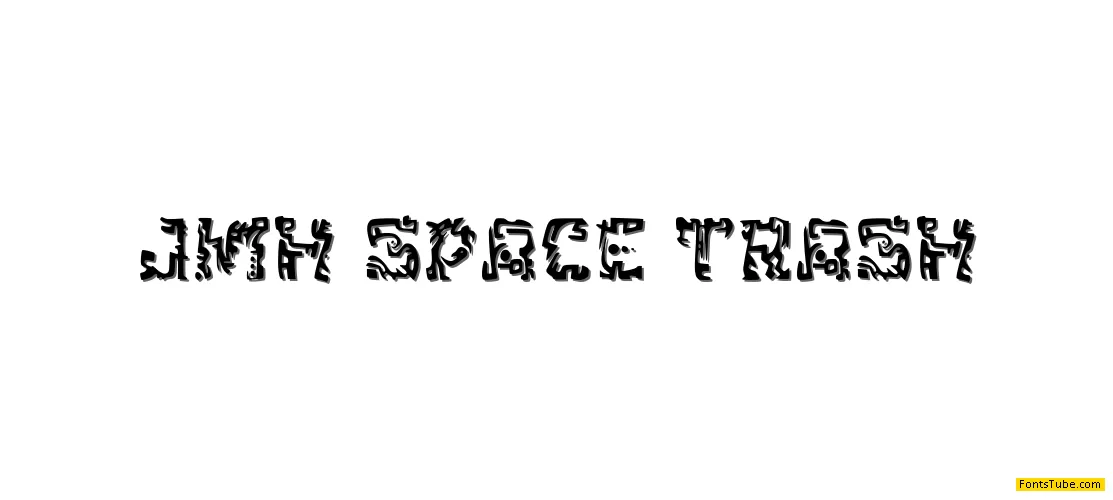 JMH Space Trash Font