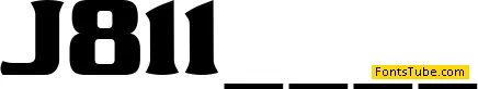 James Eight Eleven Font