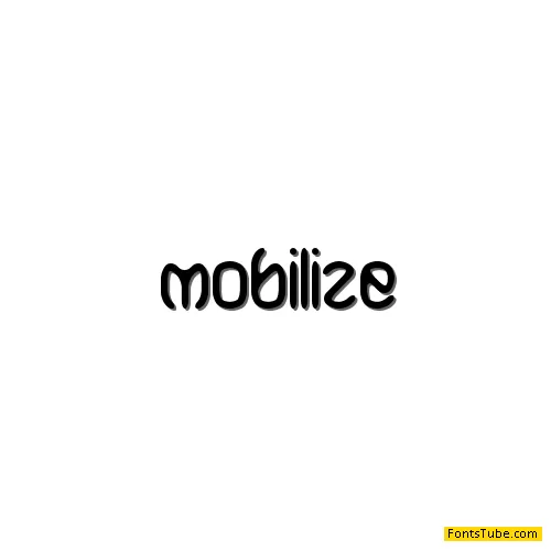 Mobilize BRK Font