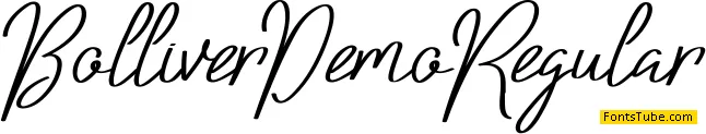 Bolliver Demo Font