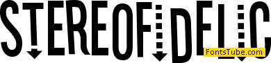 Stereofidelic Font
