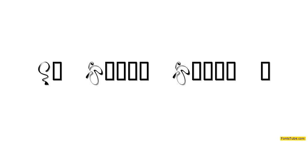 KR Fleur Flair 5 Font