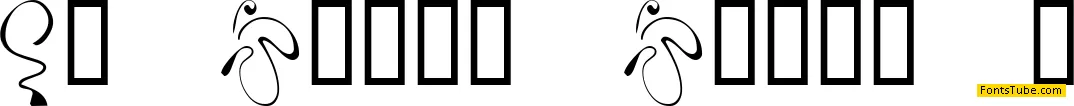 KR Fleur Flair 5 Font