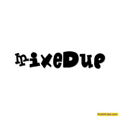 Mixed up Font