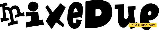 Mixed up Font