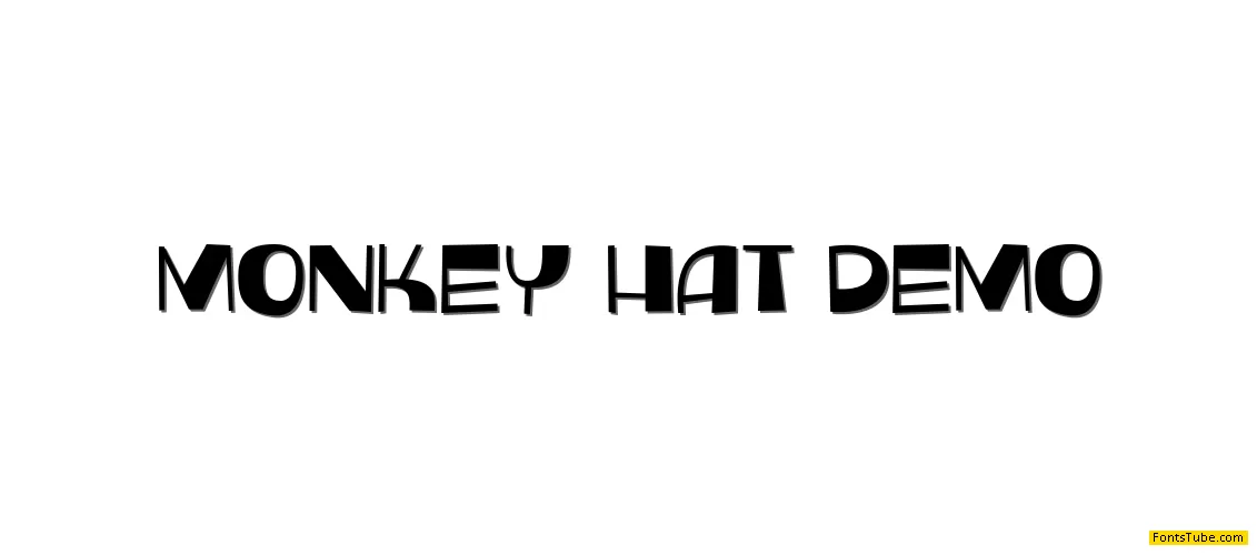 Monkey Hat DEMO Font