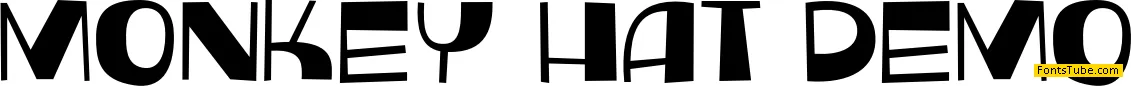 Monkey Hat DEMO Font
