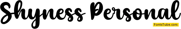 Shyness Font