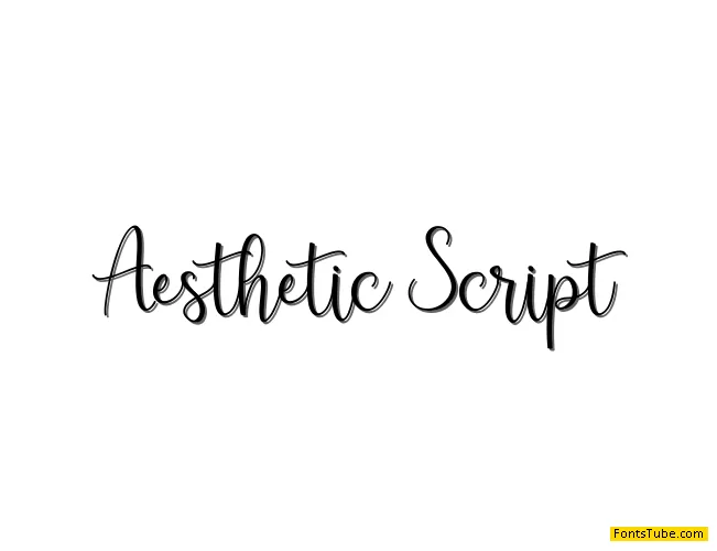 Aesthetic Script